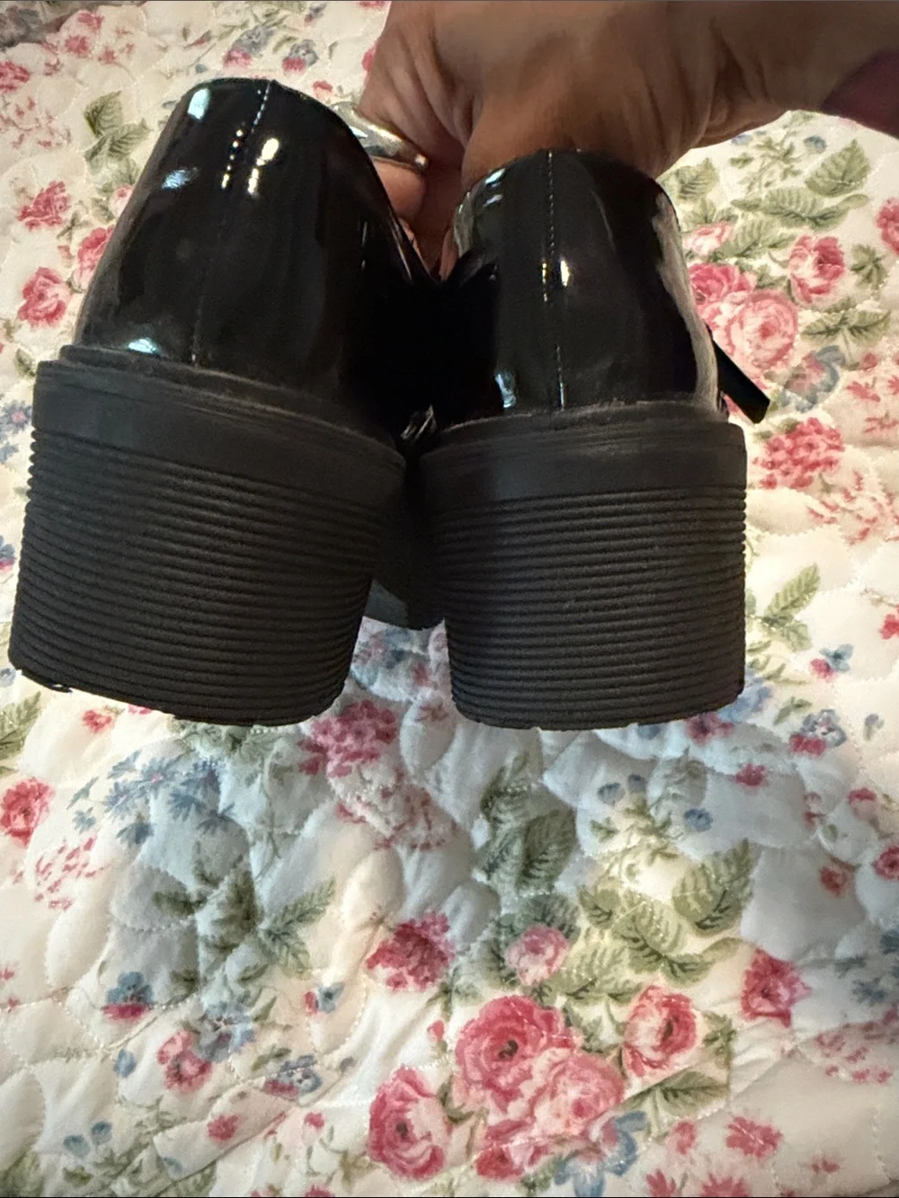 Limelight Girls Black Patent Double-Strap Mary Jane Dress Shoes